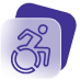 Young adults with disabilities icon
