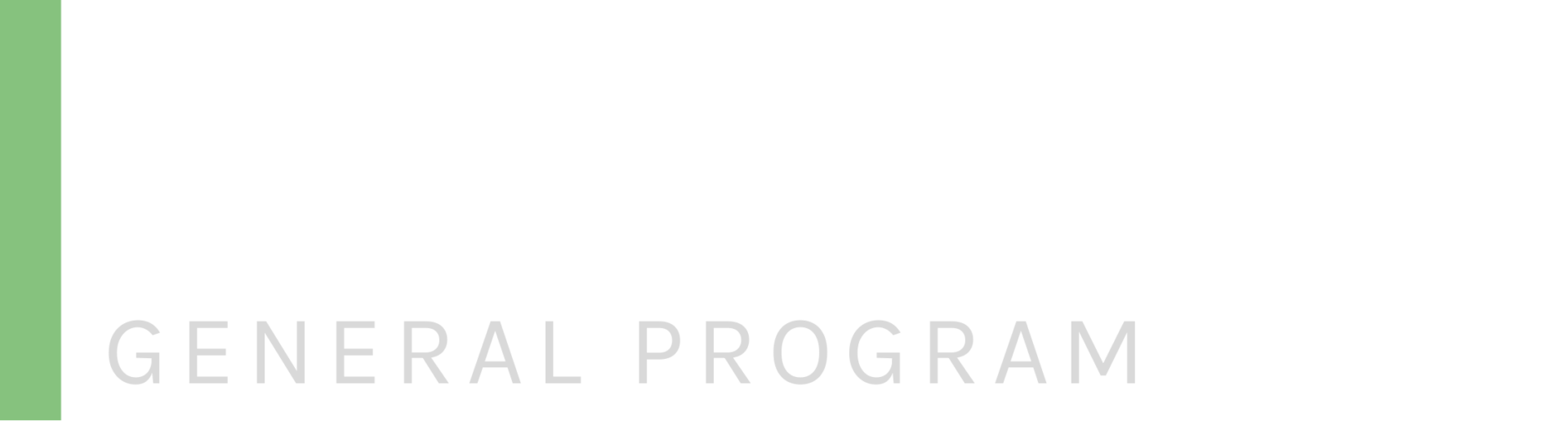 WTFP General Program - White